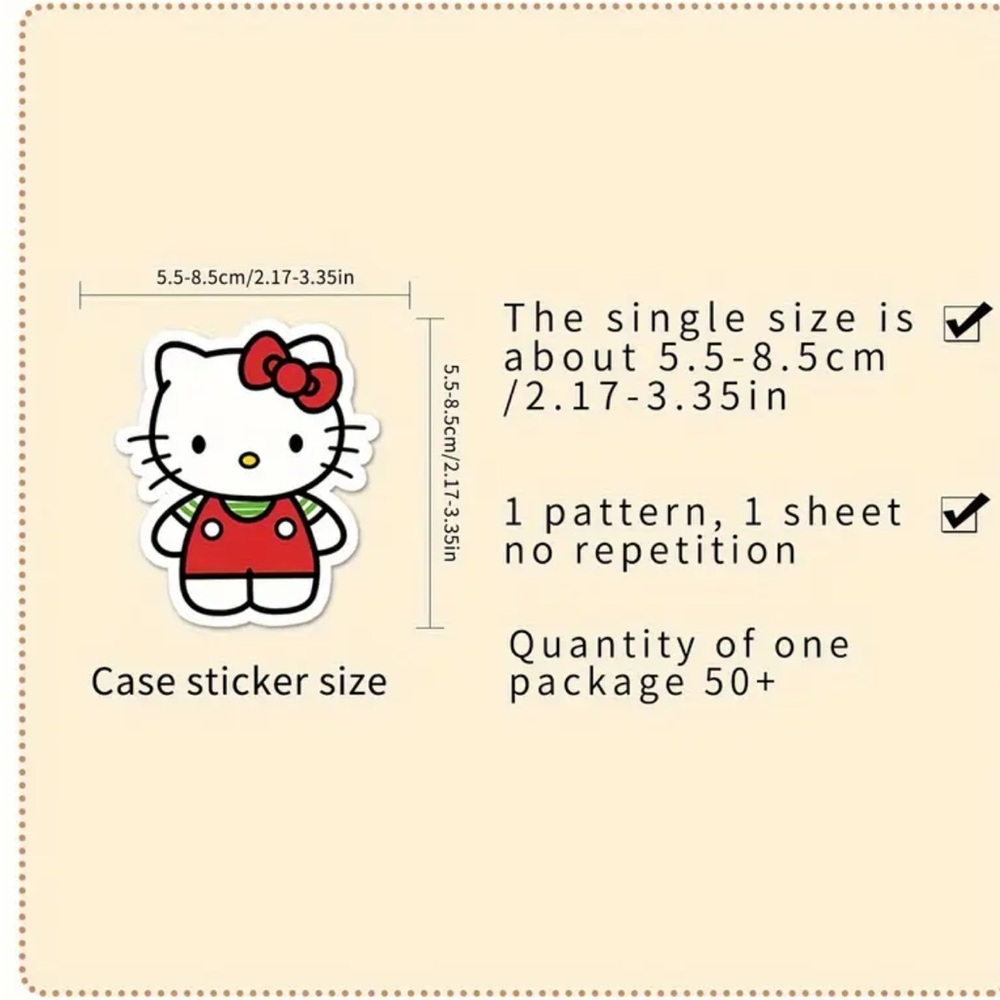 Hello Kitty Stickers Set (20) - Picture 3 of 4